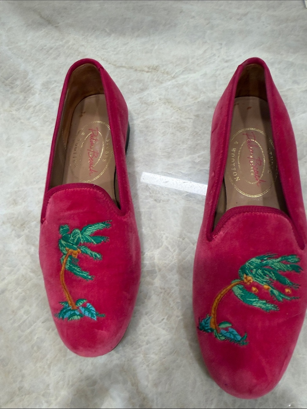 Stubbs & Wootton velvet slippers.  Excellent condition